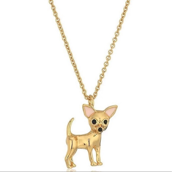 Kate Spade Mini Chihuahua Pendant Necklace - Picture 2 of 4